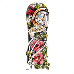 image-5Pcs Large Temporary Body Art Arm Tattoo Sticker Sleeve Man Women