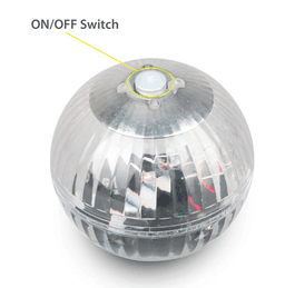 image-Outdoor Solar LED Floating Light Garden Pond Pool Lamp Rotating RGB