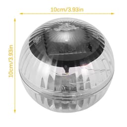 image-Outdoor Solar LED Floating Light Garden Pond Pool Lamp Rotating RGB