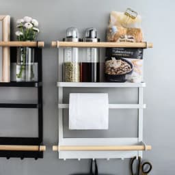 image-Magnetic Adsorption Refrigerator Side Rack Wall-mounted