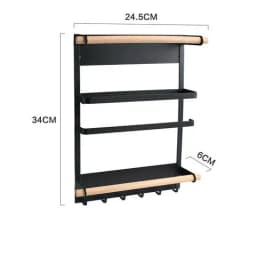 image-Magnetic Adsorption Refrigerator Side Rack Wall-mounted