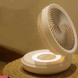 image-Wireless Suspended Air Circulation Fan USB Rechargeable