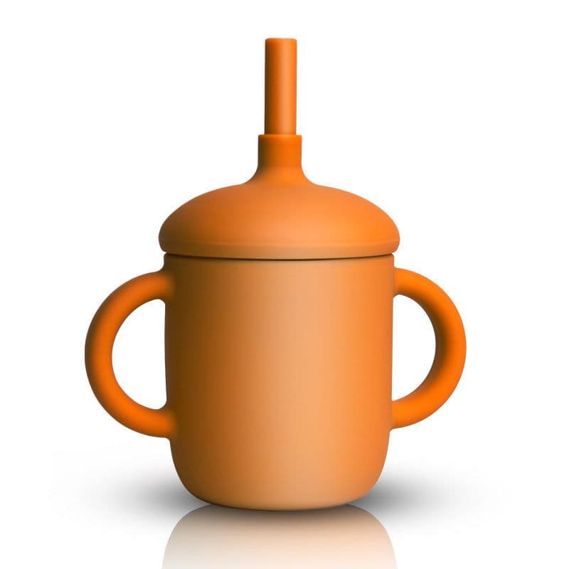 image-New Design Baby Feeding Cup Straw Water Bottle Sippy Cup