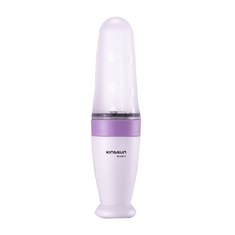 image-Baby Feeding Bottle Toddler Silicone Squeeze Feeding Spoon