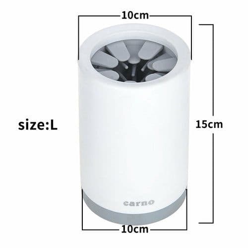 image-Portable Pet Paw Cleaner Cup Soft Silicone Comb