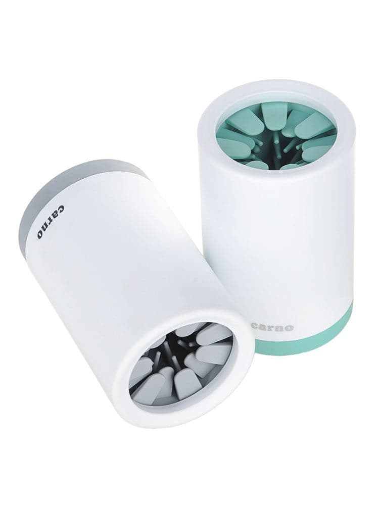 image-Portable Pet Paw Cleaner Cup Soft Silicone Comb