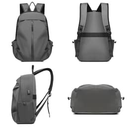 image-Men's Travel Bag High Quality Fashion Backpack with Charging Port
