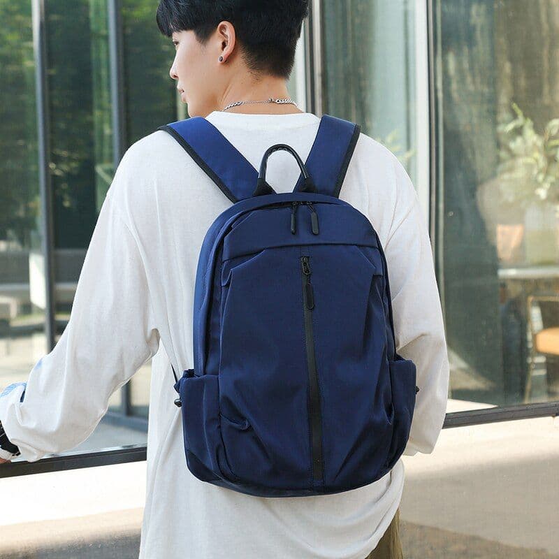 image-Men's Travel Bag High Quality Fashion Backpack with Charging Port