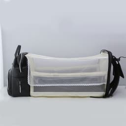 image-New PU Leather Diaper Bag Baby Mummy Maternity Bag