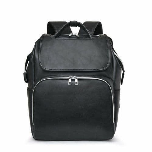 image-New PU Leather Diaper Bag Baby Mummy Maternity Bag