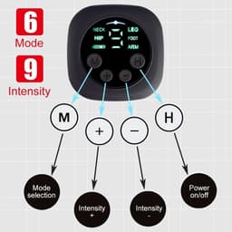 image-EMS Fitness Trainer Belt Waist Support Abdominal Muscle Stimulator