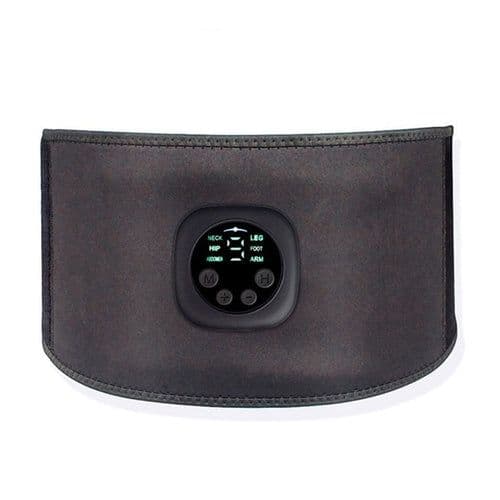 image-EMS Fitness Trainer Belt Waist Support Abdominal Muscle Stimulator