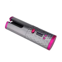 image-Cordless Curling Iron Automatic Rotating Portable Hair Curler USB