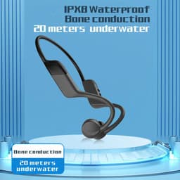 image-Waterproof Swimming Bluetooth With 32G Memory Headset