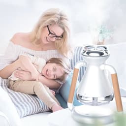 image-Humidifier USB Wireless Charging Desktop Ultrasonic