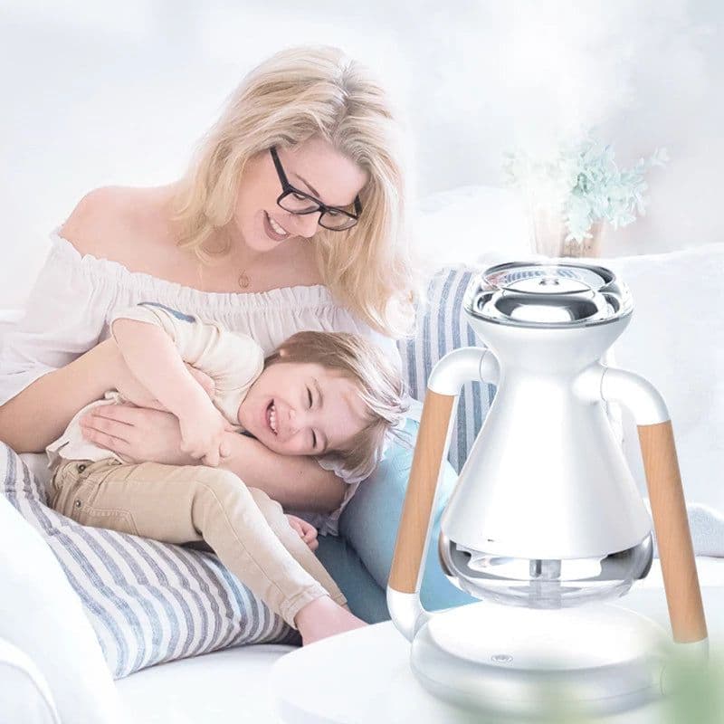 image-Humidifier USB Wireless Charging Desktop Ultrasonic