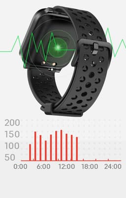 image-Smart Full Touch Screen Heart Rate Monitoring Sports Watch