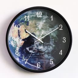 image-Voice-activated Induction LED Night Light Wall Clock
