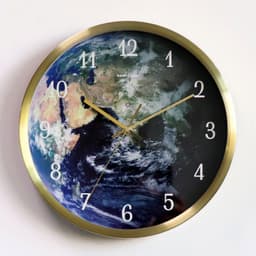 image-Voice-activated Induction LED Night Light Wall Clock