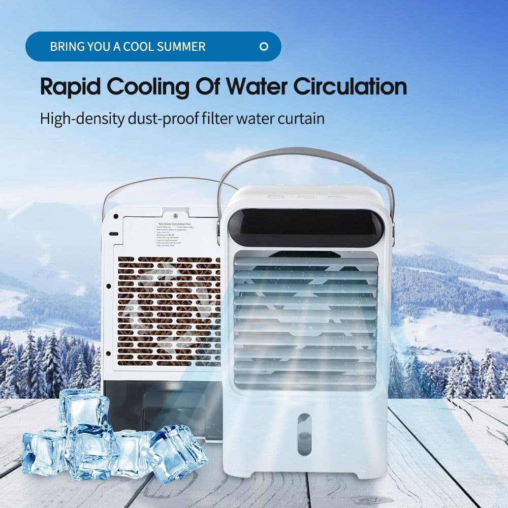 image-Mini Portable Air Conditioner Fan Air Cooler for Room Rapid Cooling
