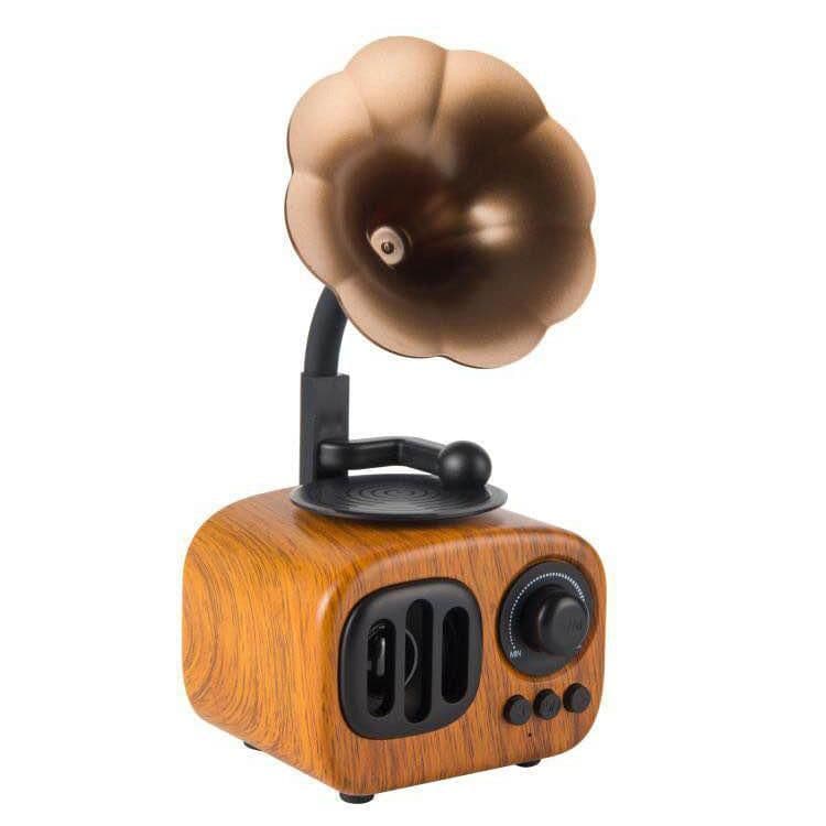 image-High Quality Gramophone Style Small Bluetooth Speaker