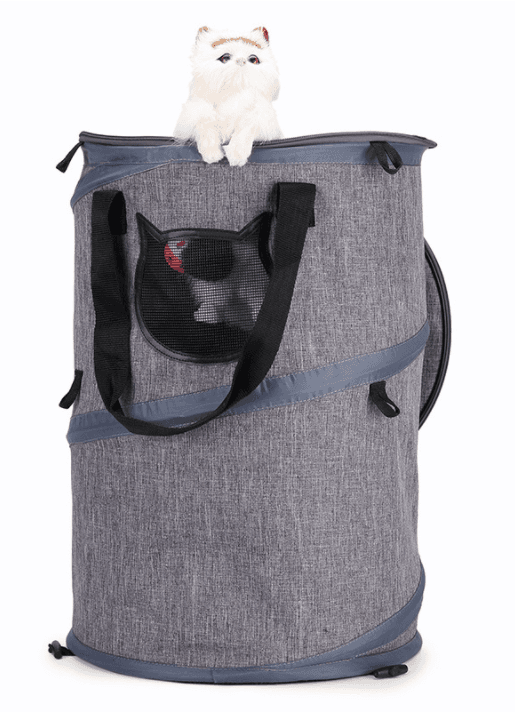 image-Foldable Pet Cat Carrier Bag Outdoor Travel Cat Tunnel Toys