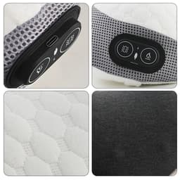 image-Soft Soulder Neck Vibration Massage Pillow Multi-Purpose Adjustables