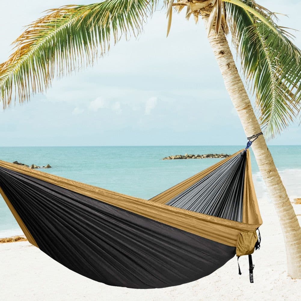 image-Hiking Camping Lightweight Hammocks Outdoor Backyard Leisure Hanging