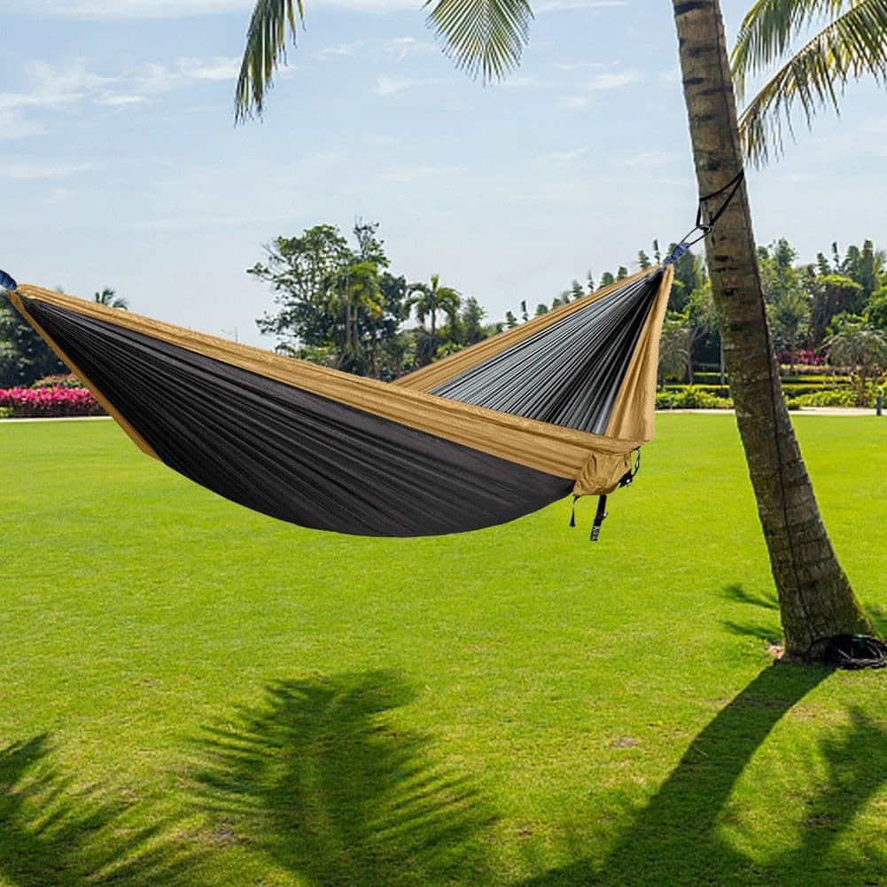 image-Hiking Camping Lightweight Hammocks Outdoor Backyard Leisure Hanging