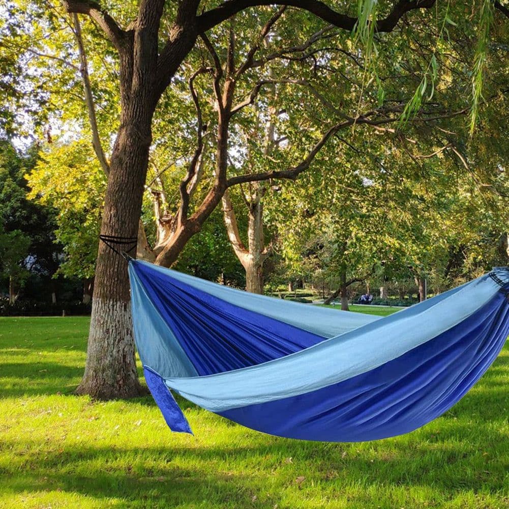 image-Hiking Camping Lightweight Hammocks Outdoor Backyard Leisure Hanging