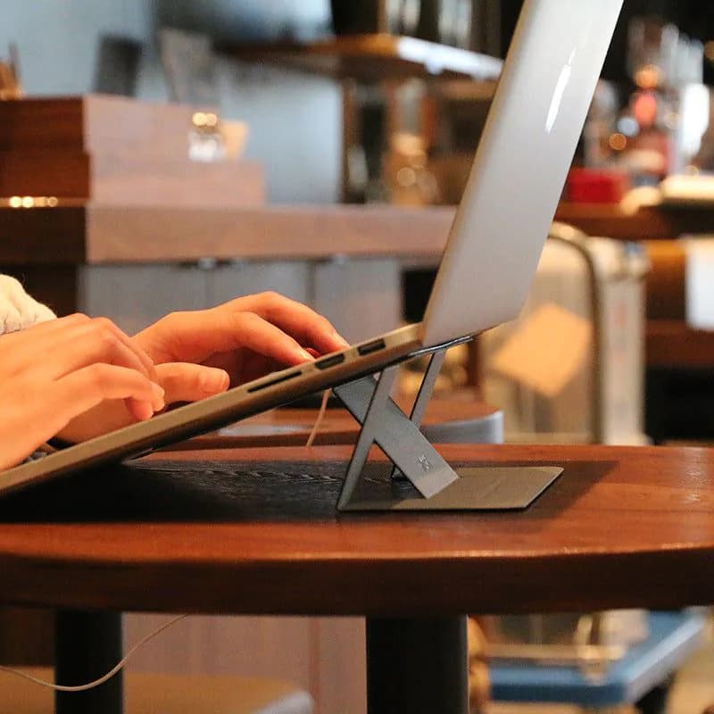 image-Adjustable Laptop Stand Convenient Folding Laptop Pad