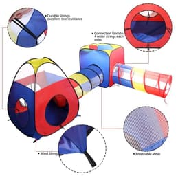 image-Kids Play House Indoor Outdoor Ocean Ball Pool Pit Game Tent