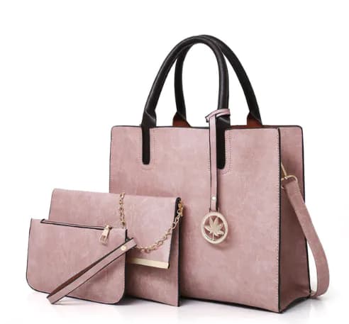 image-Women's Retro Three- Piece Messenger Bags