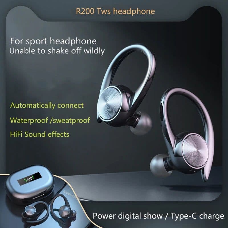 image-TWS Bluetooth 5.0 Headphones Wireless Stereo Earphones Sports Wireless