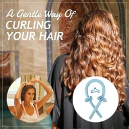 image-Heatless Curling Rod Curls Silk Ribbon Curlers
