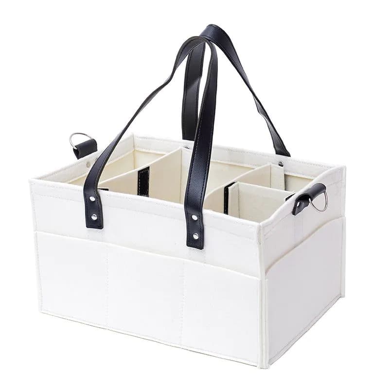 image-High Quality Large Capacity Diaper Trolley Storage Bag