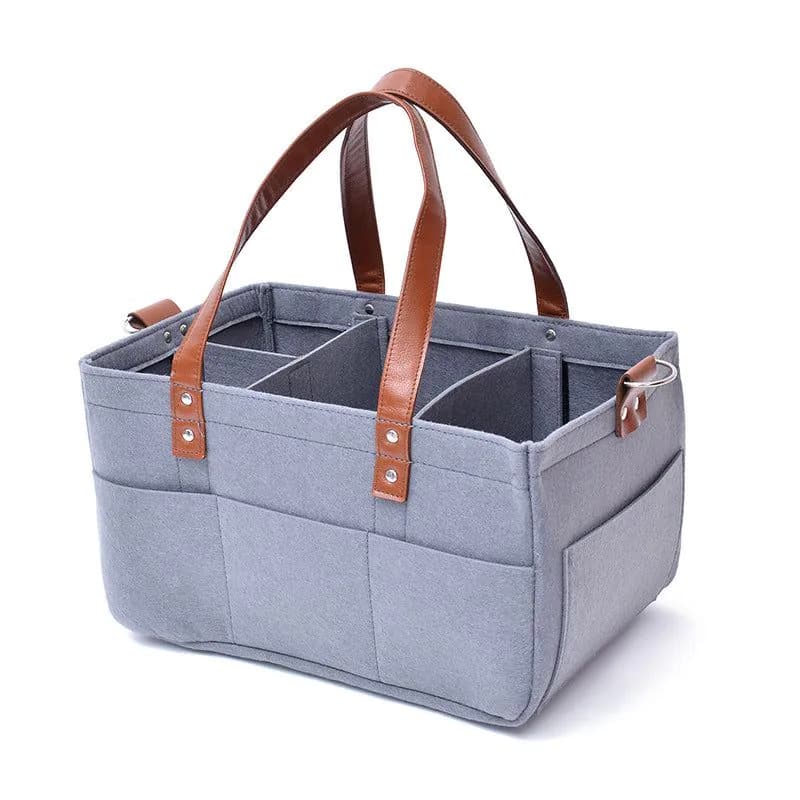 image-High Quality Large Capacity Diaper Trolley Storage Bag
