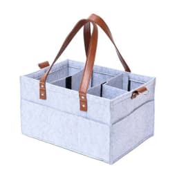 image-High Quality Large Capacity Diaper Trolley Storage Bag