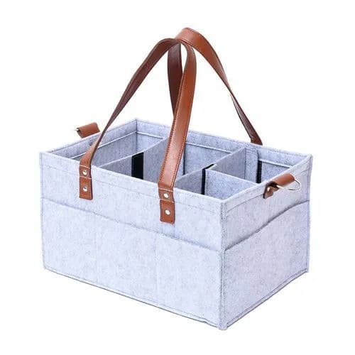 image-High Quality Large Capacity Diaper Trolley Storage Bag