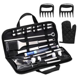 image-25PCS/Set Stainless Steel Barbecue Grilling Tools Set BBQ Utensil