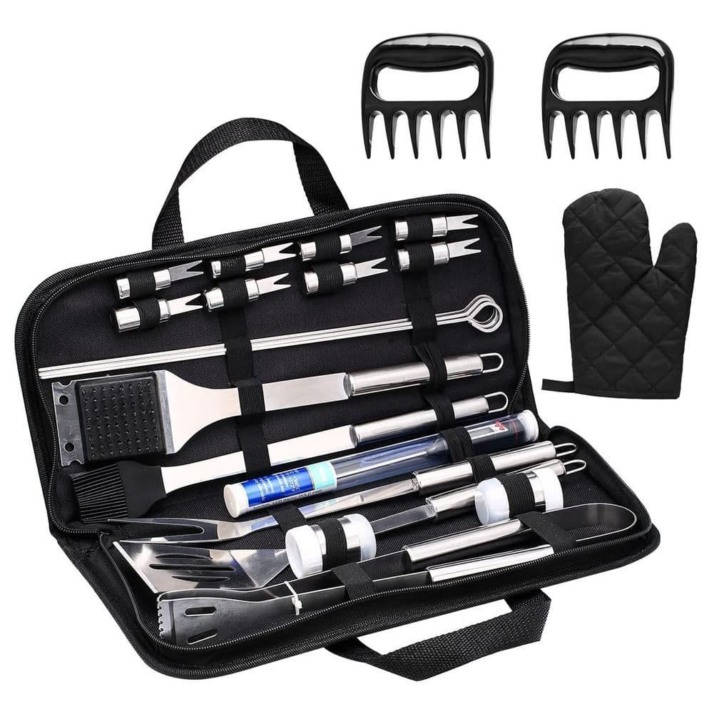 image-25PCS/Set Stainless Steel Barbecue Grilling Tools Set BBQ Utensil