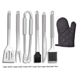 image-25PCS/Set Stainless Steel Barbecue Grilling Tools Set BBQ Utensil