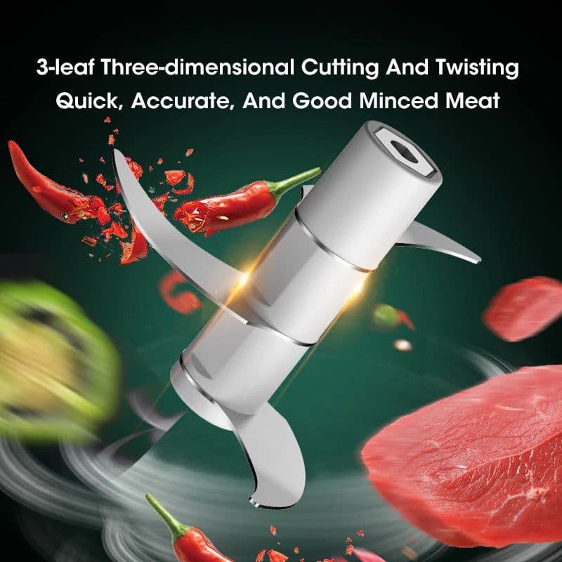 image-250ml Garlic Masher Crusher Electric Kitchen Food Chopper USB Portable
