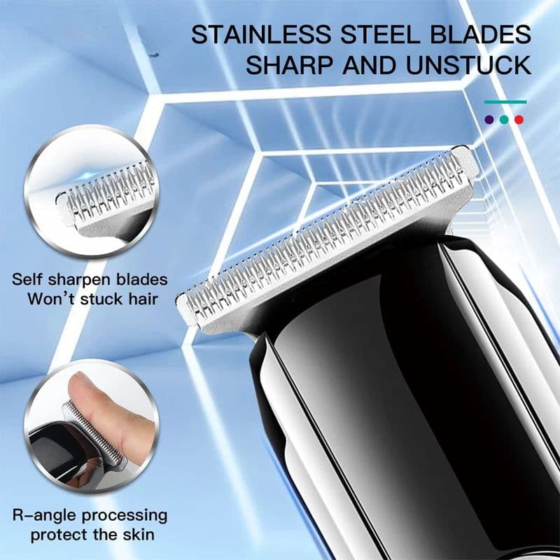 image-Rechargeable Professional Hair Trimmer For Men Beard Grooming Electric