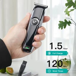 image-Rechargeable Professional Hair Trimmer For Men Beard Grooming Electric