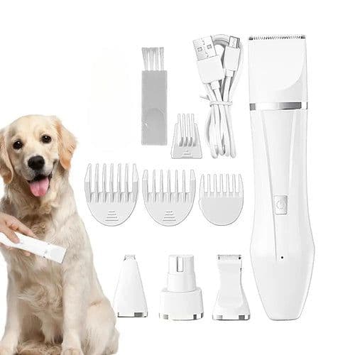 image-Cat Foot Hair Trimmer 4 In 1 Electric Clippers For Precision Trimming