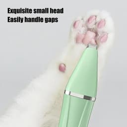 image-Cat Foot Hair Trimmer 4 In 1 Electric Clippers For Precision Trimming