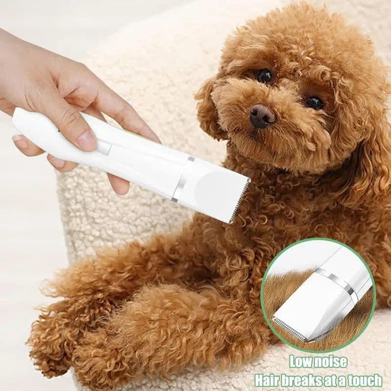 image-Cat Foot Hair Trimmer 4 In 1 Electric Clippers For Precision Trimming