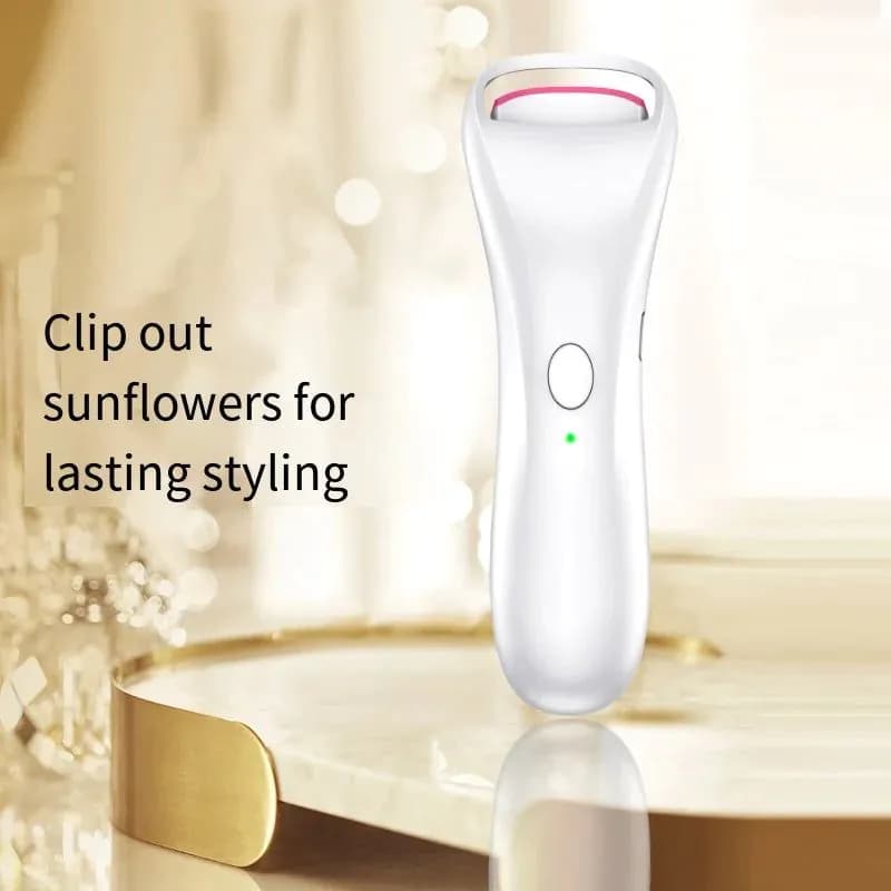 image-Electric Eyelash Curler Long-lasting Styling USB Charging Makeup Tool