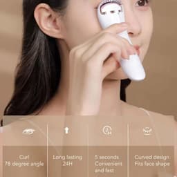 image-Electric Eyelash Curler Long-lasting Styling USB Charging Makeup Tool